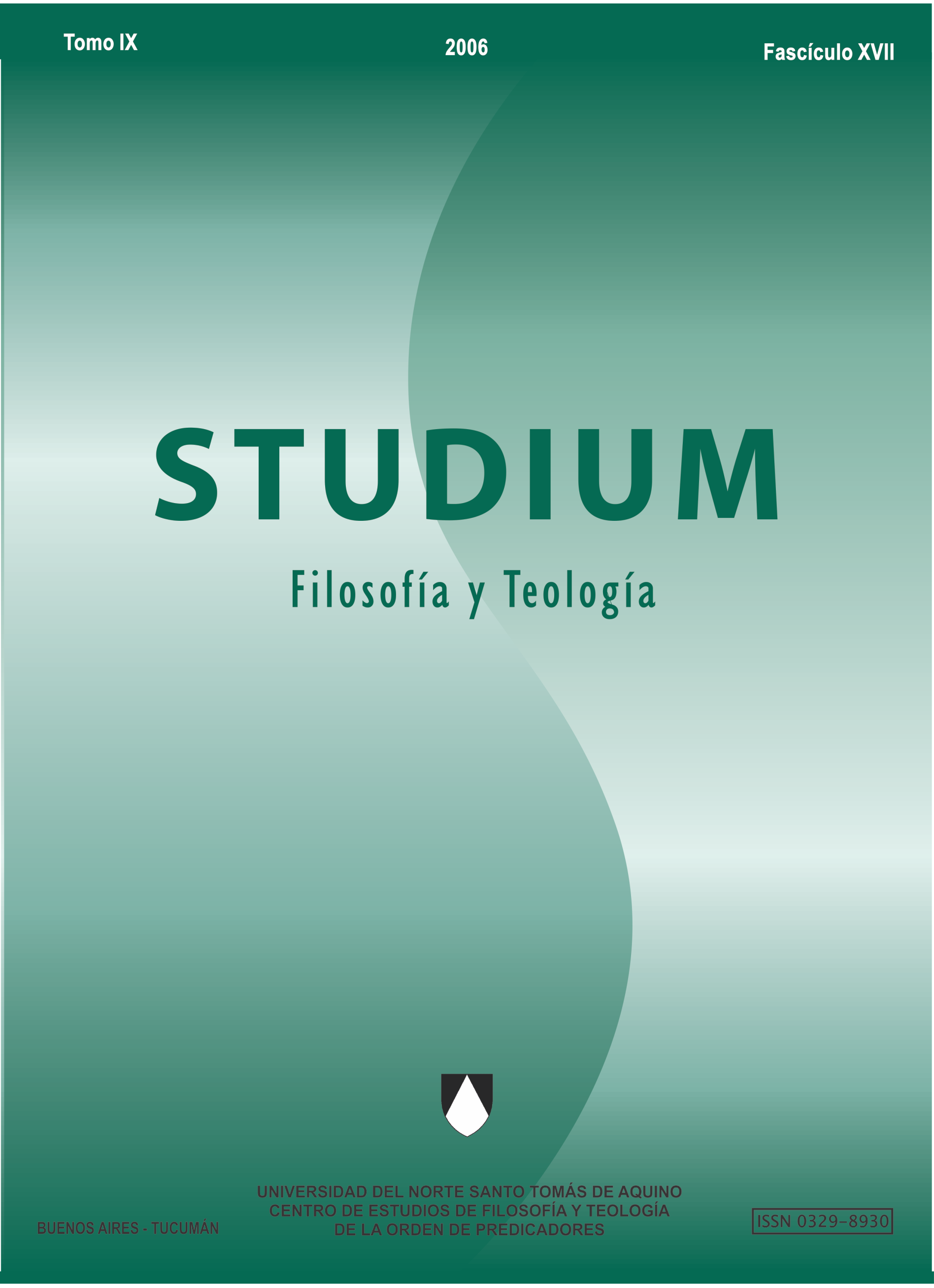 					Ver Vol. 9 Núm. 17 (2006): Studium 17
				